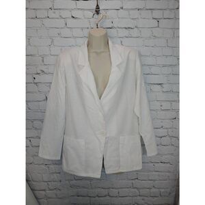 Vivi Paris Vintage Women's PETITE Size 7/8 White Blazer